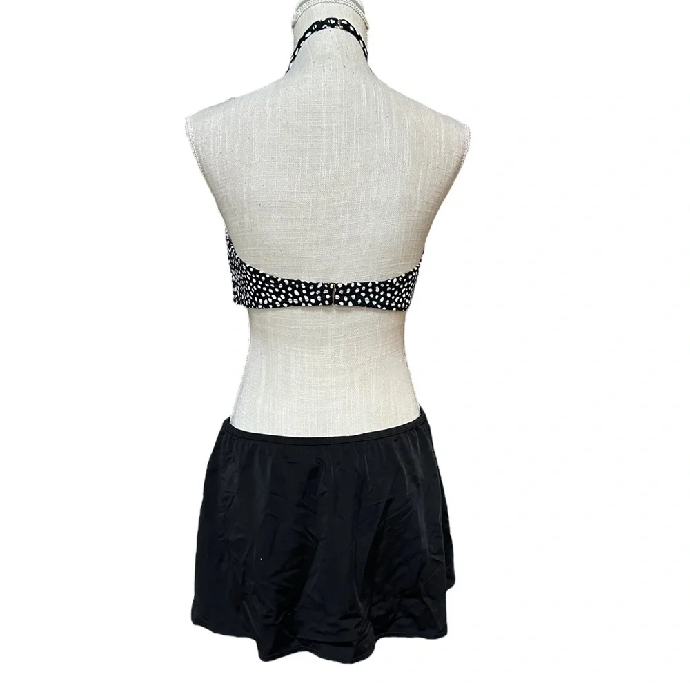 Victoria's Secrete 2pc Swimsuit‎ Bikini Top & Black Skirt Swim Bottom - Picture 3 of 15